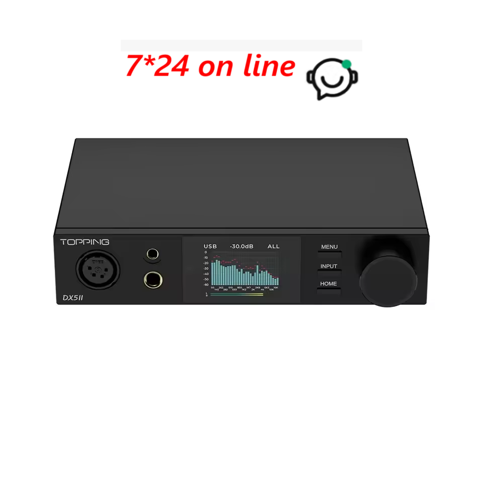 Headphone Amplifier Dac - جهاز TOPPING DX5 II متكامل متوازن