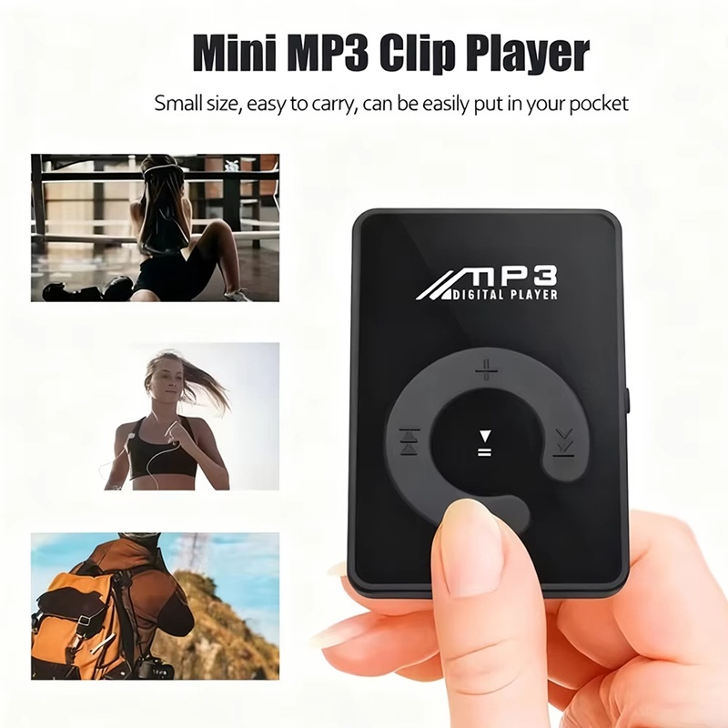 Audio Music App - مشغل MP3 محمول صغير مع مشبك