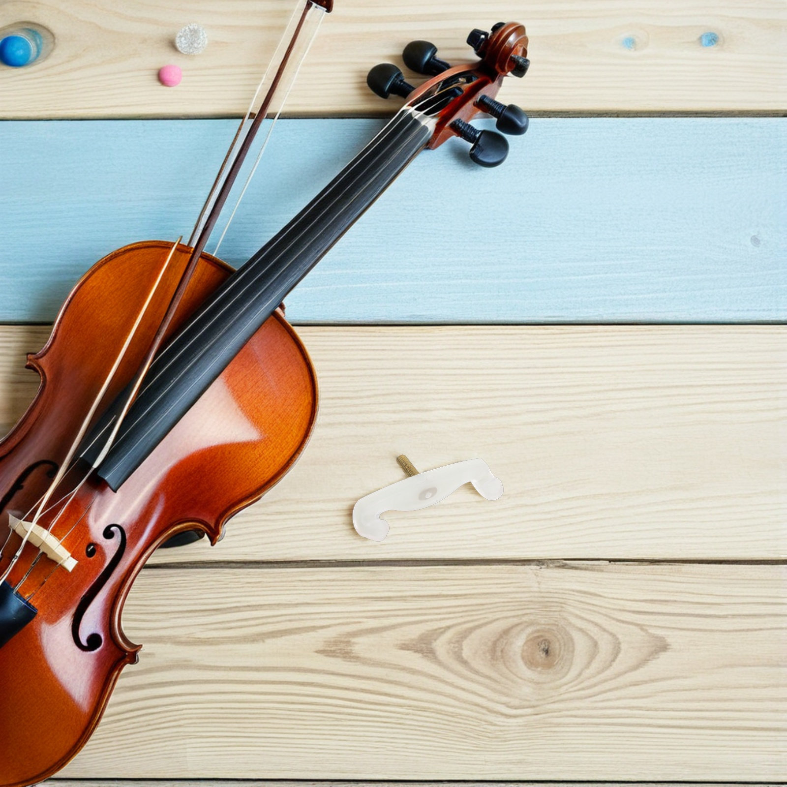 قطعتان من أقدام داعم الكتف للك - مراجعة Violin Shoulder Rest وسعره