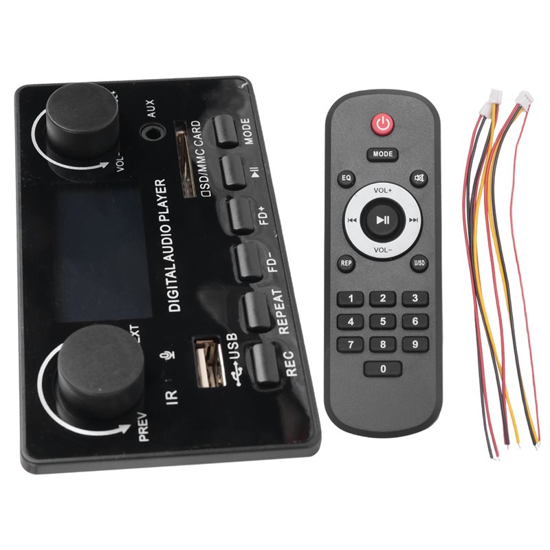 لوحة فك تشفير MP3 مع شاشة LCD  - مراجعة Audio Music App وسعره