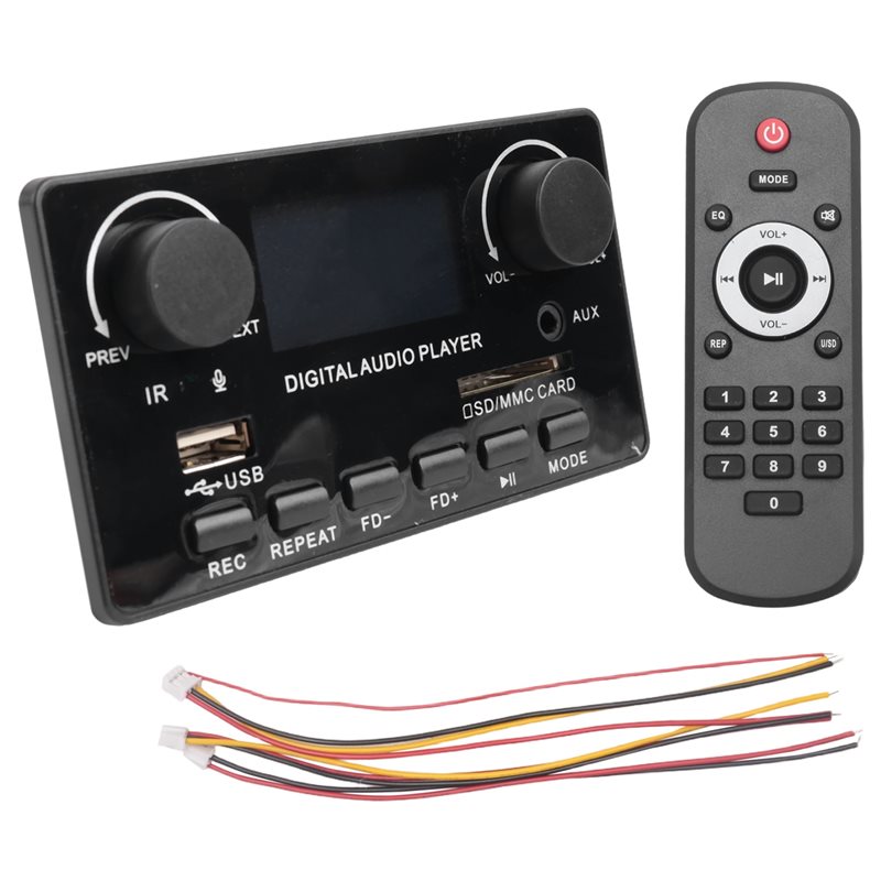 لوحة فك تشفير MP3 مع شاشة LCD  - مراجعة Audio Music App وسعره