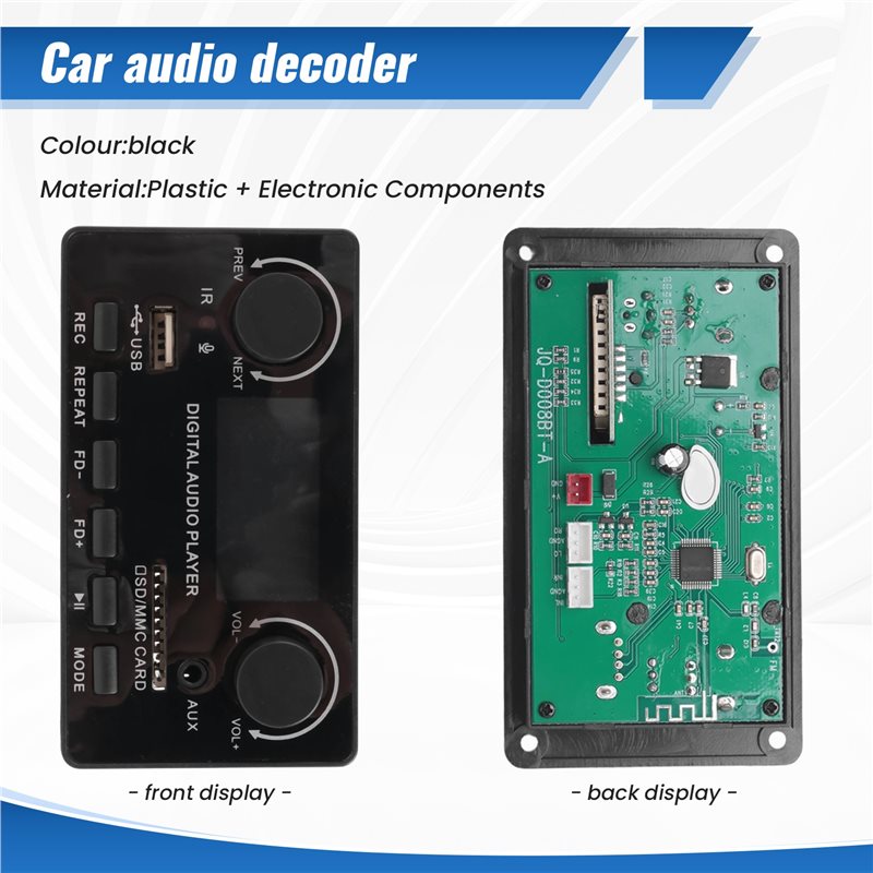 لوحة فك تشفير MP3 مع شاشة LCD  - مراجعة Audio Music App وسعره
