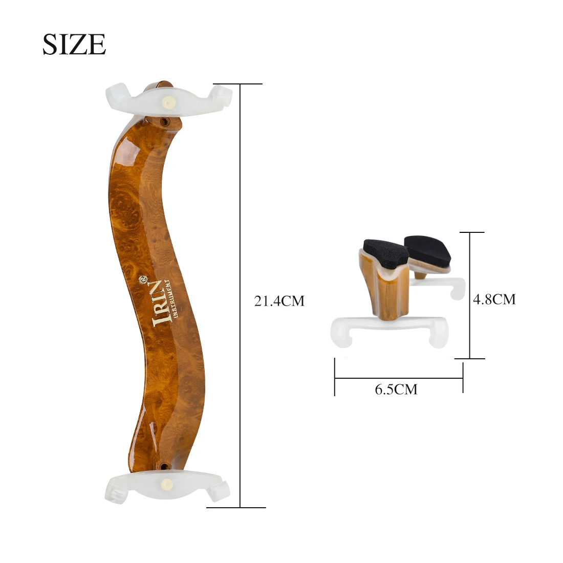 IRIN 4/4 3/4 الكمان الكتف الرا - مراجعة Violin Shoulder Rest وسعره